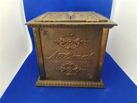 reciept box ncr metal|NATIONAL CASH REGISTER METAL RECEIPT BOX WITH .